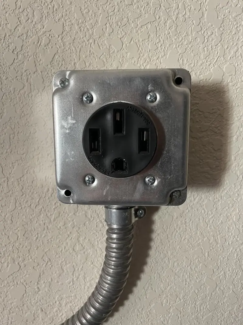NEMA 14-50 outlet installed for Smart Home Electrical in Valley City